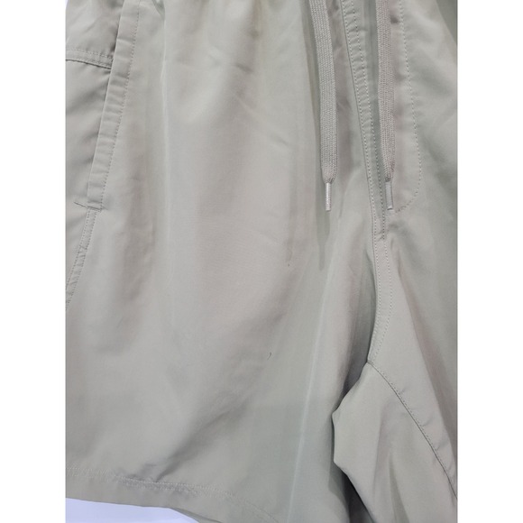 Nike Dri Fit Men's Olive Green Athletic Shorts Size Med Elastic Waist Drawstring - Picture 2 of 8